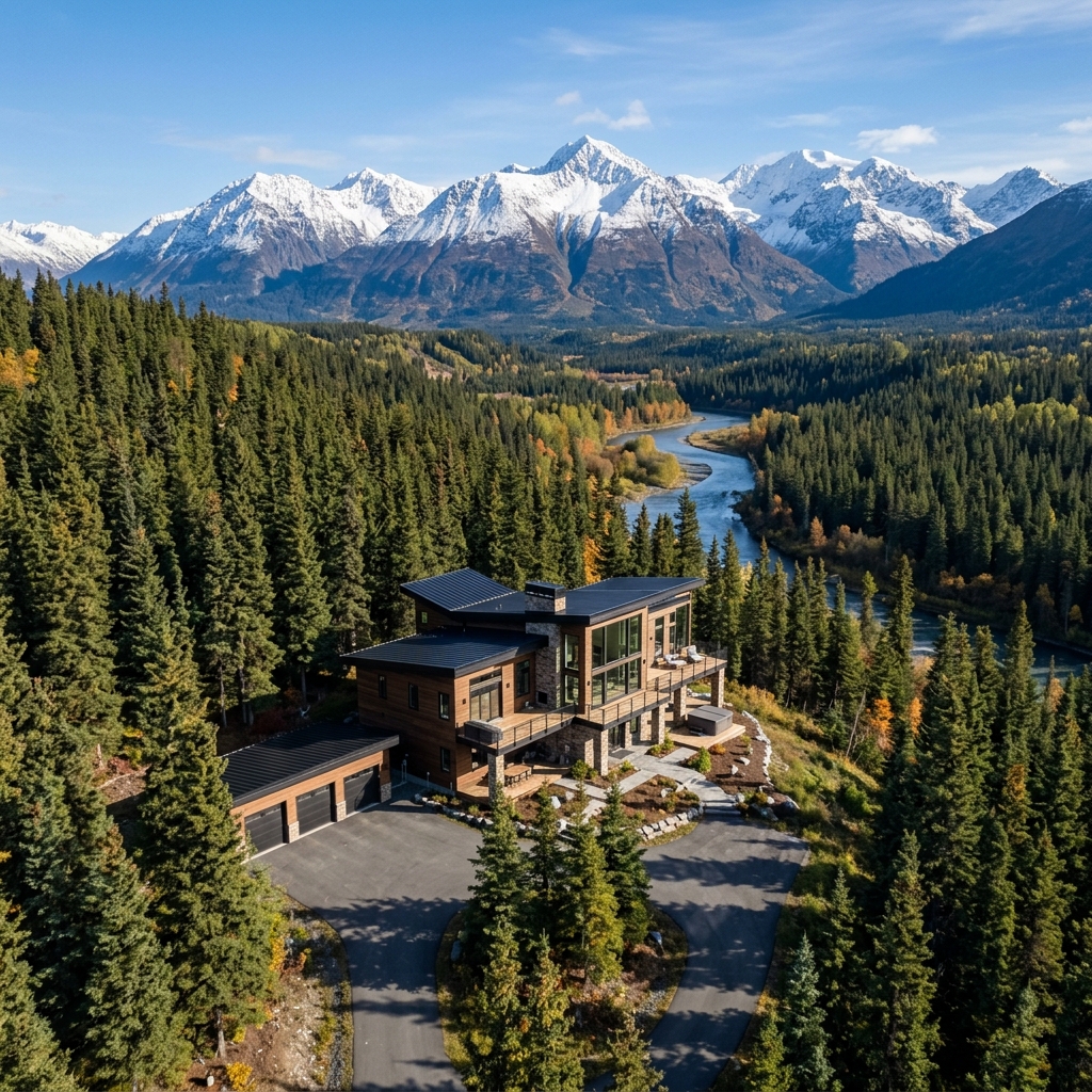 Construction in Eagle River, Alaska
